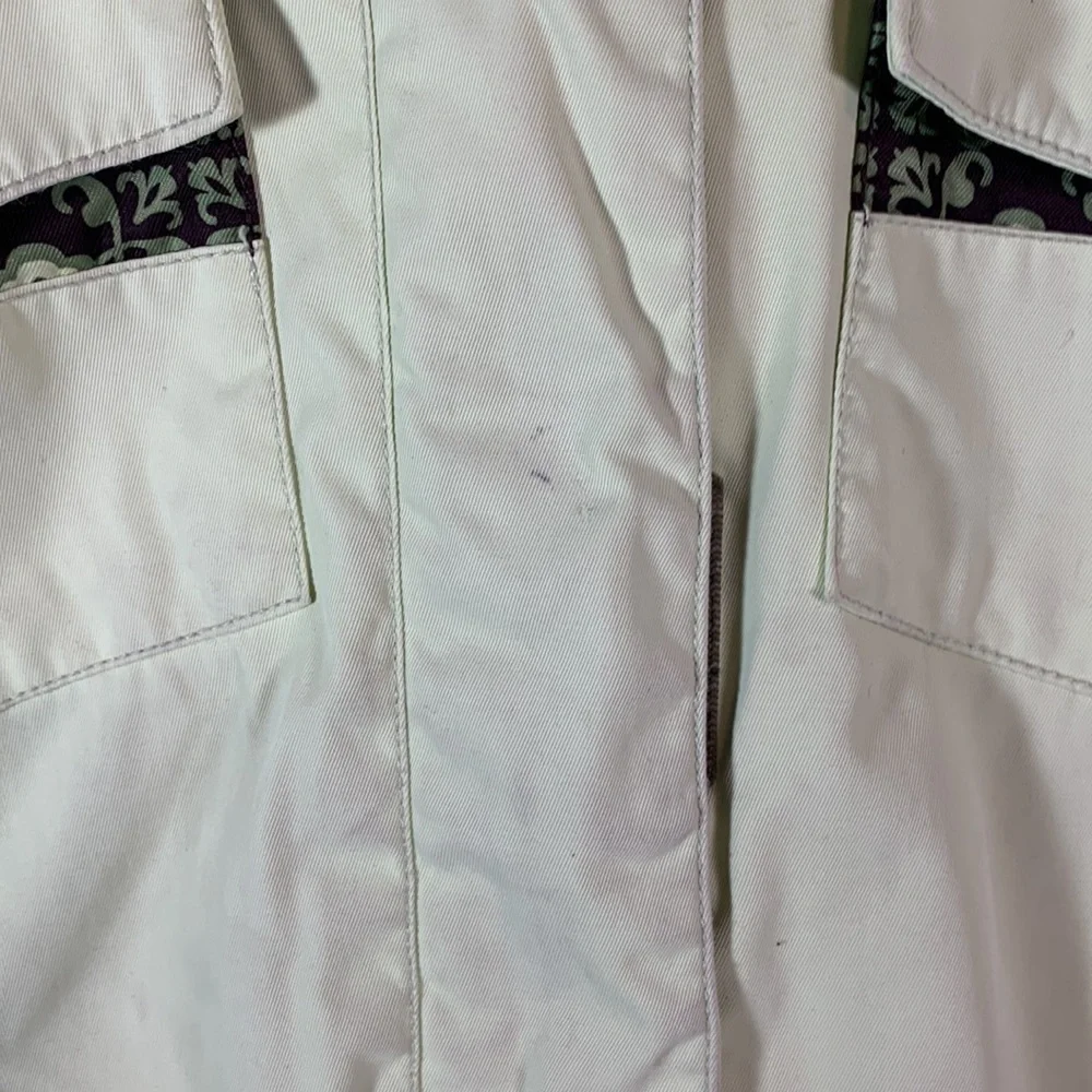 ORAGE girls size 10 mint green ski coat warm winter Y2K